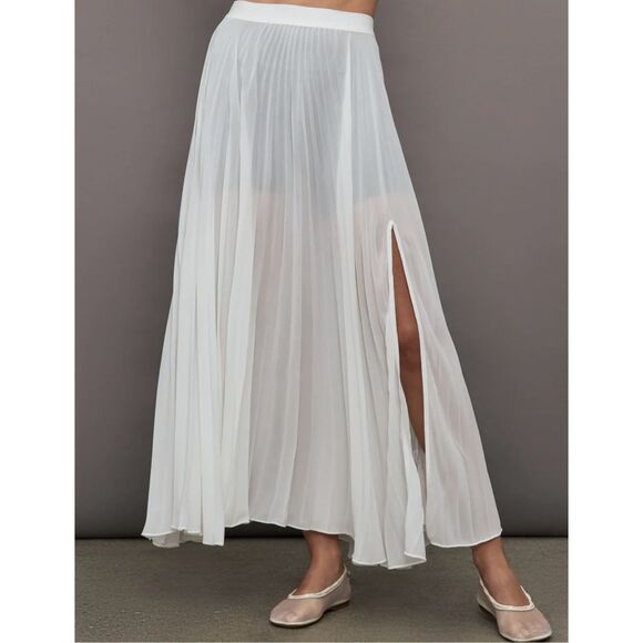 Carbon38 Mesh Pleated Skirt Sz XL NWT - Picture 1 of 6